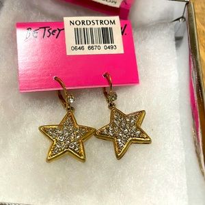 Betsey Johnson Star Earrings